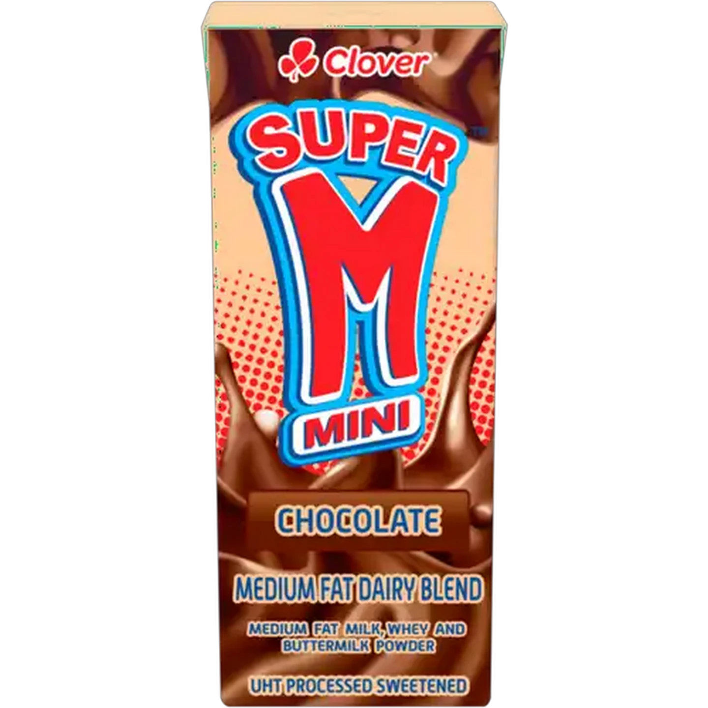 Image of Clover Super M Chocolate Mini Medium Fat Dairy Blend 200ml