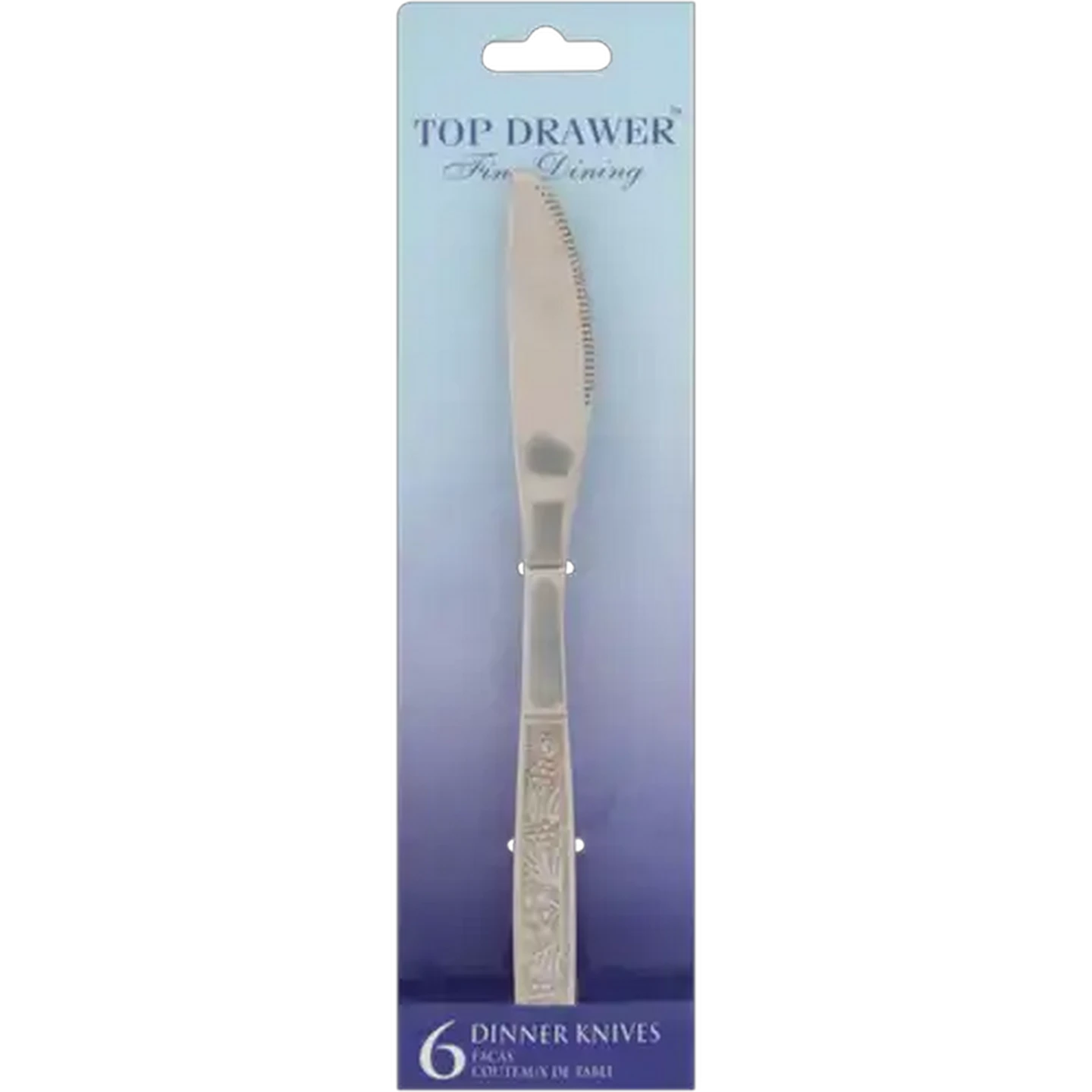 Image of Top Drawer Silver Dinner Knives 6 Pack
