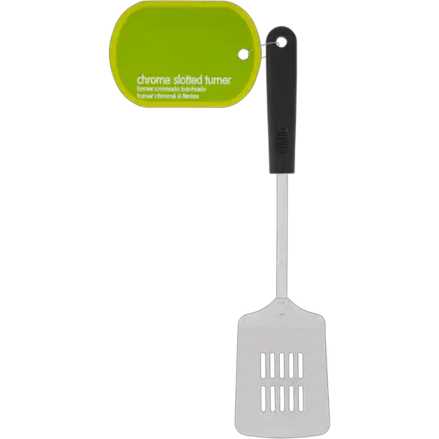 Image of Chrome Slotted Turner 1s