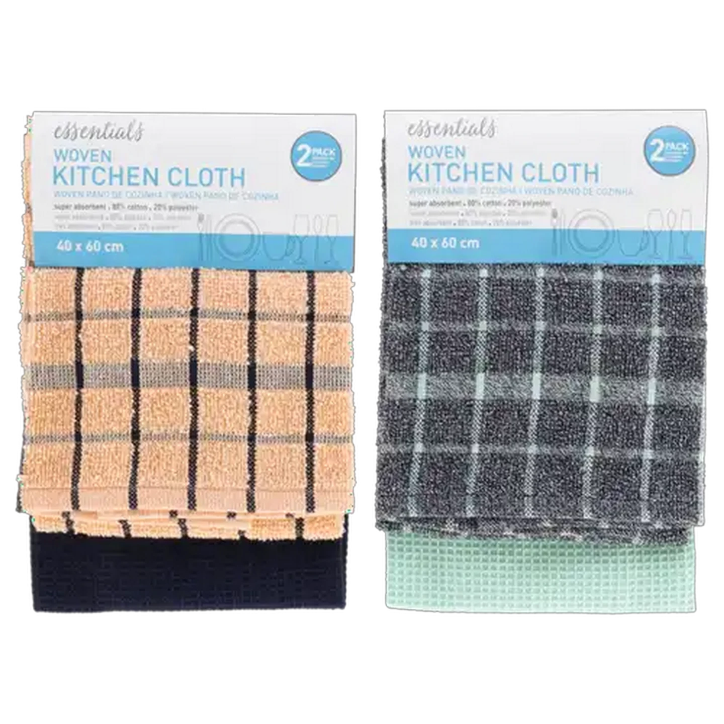 Image of Essentials Woven Kitchen Cloth 2 Pack