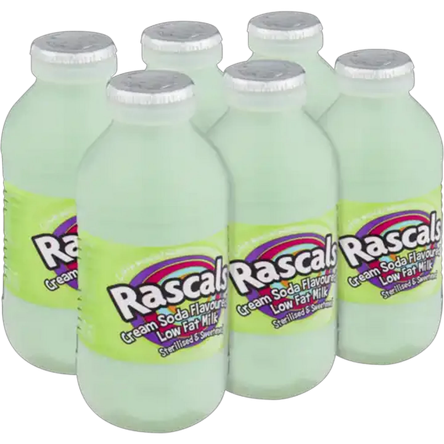Image of Rascals Cream Soda Flavoured Low Fat Milk 6 x 350ml