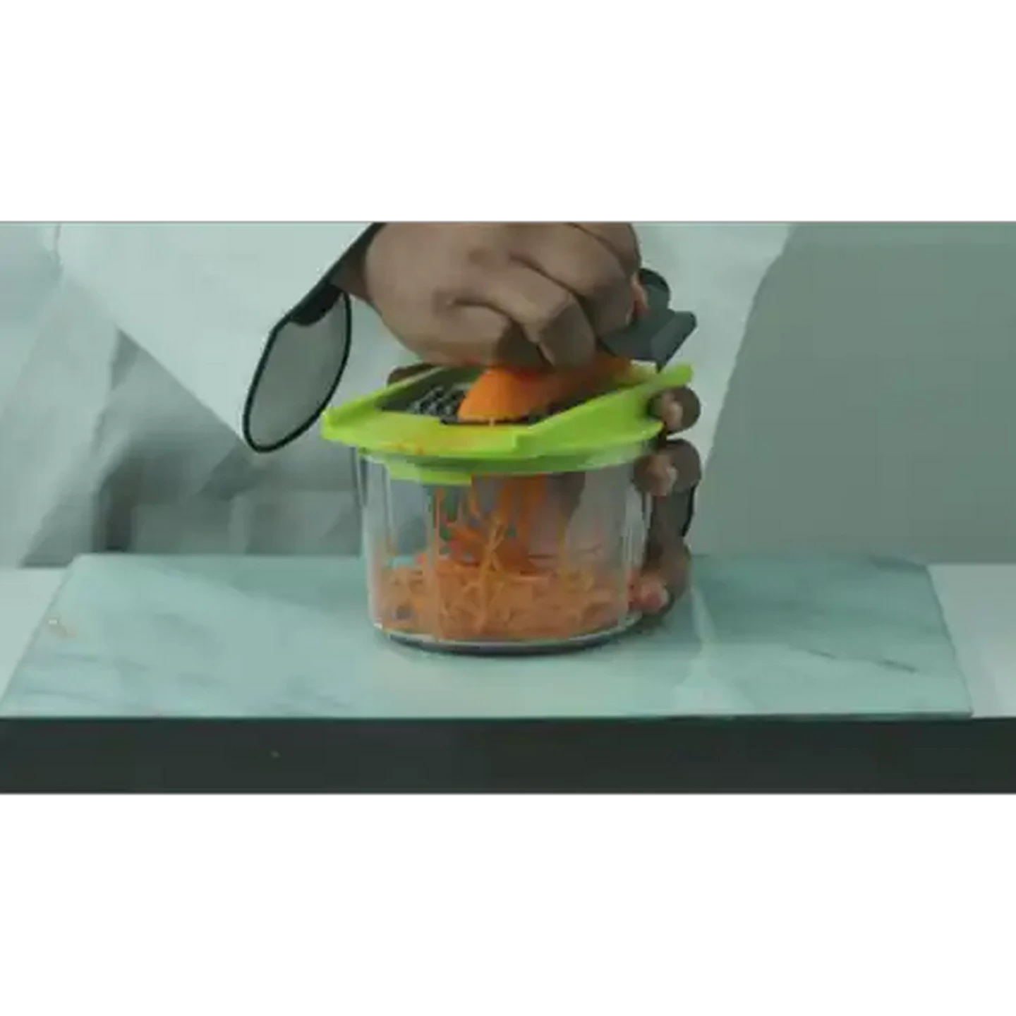 Image of Twista 8-in-1 Chopper Manual Food Chopper with Mandolin