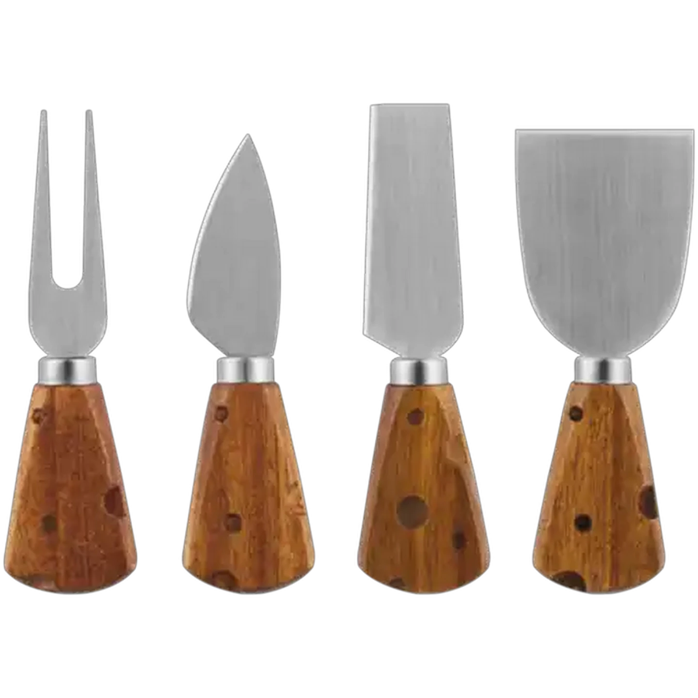 Image of Stainless Steel Cheese Knife Set 4-Piece