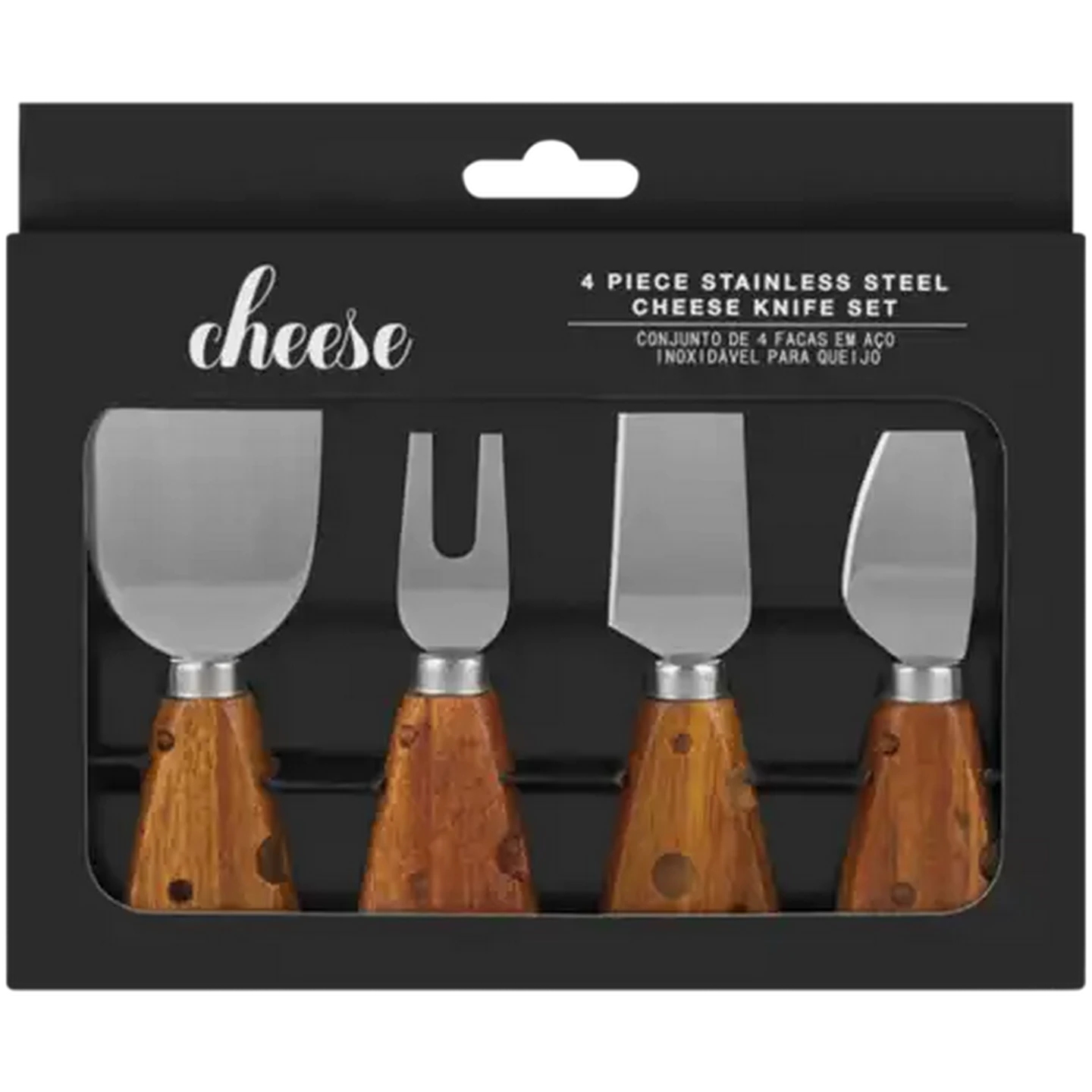 Image of Stainless Steel Cheese Knife Set 4-Piece