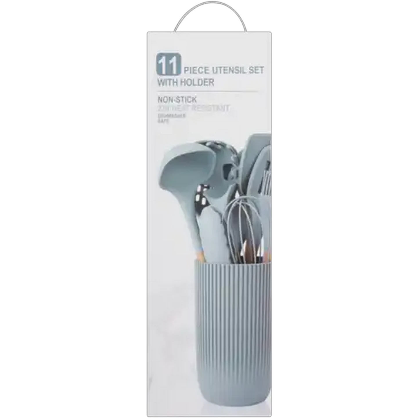 Image of MWA Non-Stick Utensil Set with Holder 11 Piece (Colour May Vary)