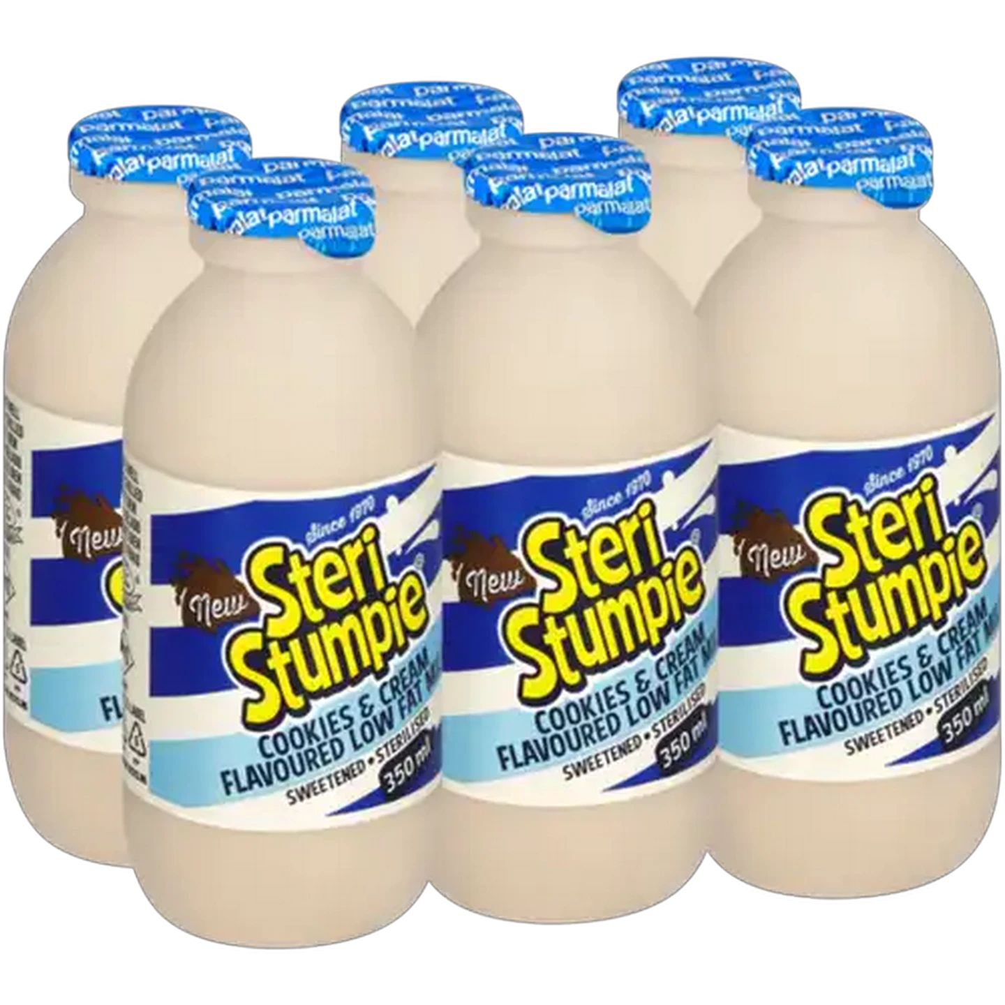 Image of Steri Stumpie Cookies & Cream Flavoured Low Fat Milk 6 x 350ml