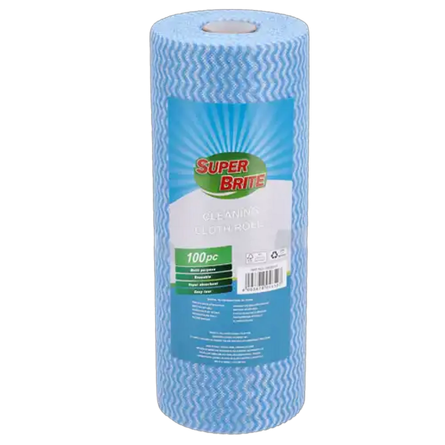 Image of Super Brite Cleaning Cloth Roll 100-Pack