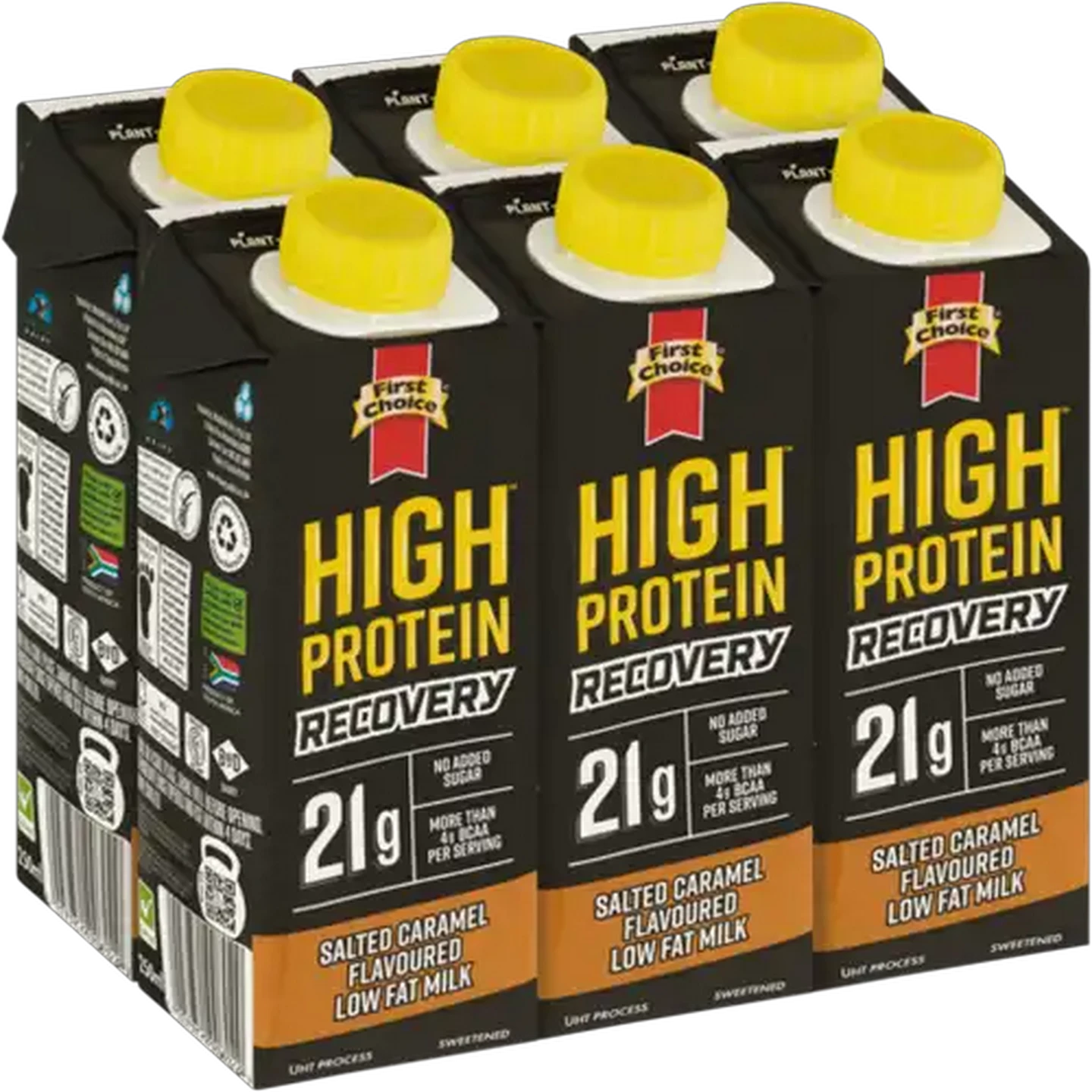 Image of First Choice High Protein Recovery Salted Caramel Flavoured Low Fat Milk 6 x 250ml
