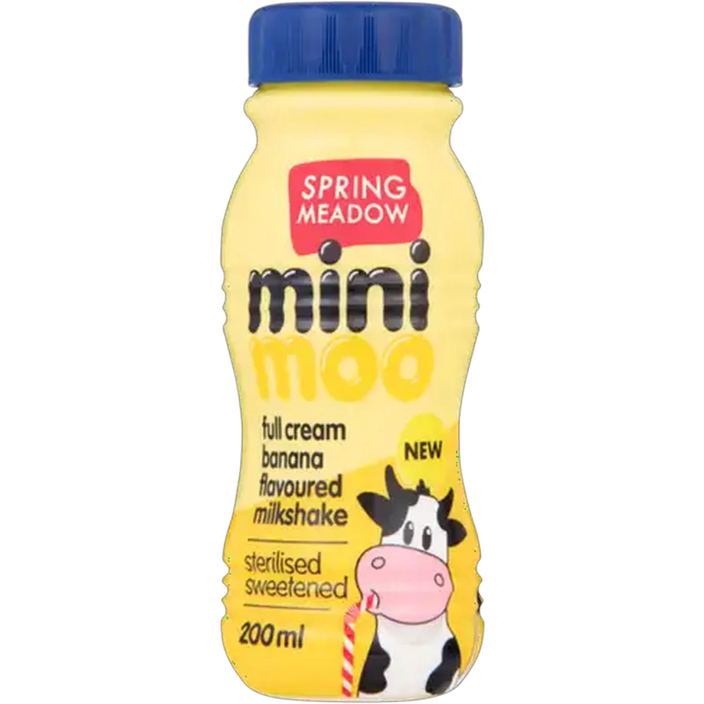 Image of Spring Meadow Dairy Mini Moo Banana Flavoured Full Cream Milkshake 200ml