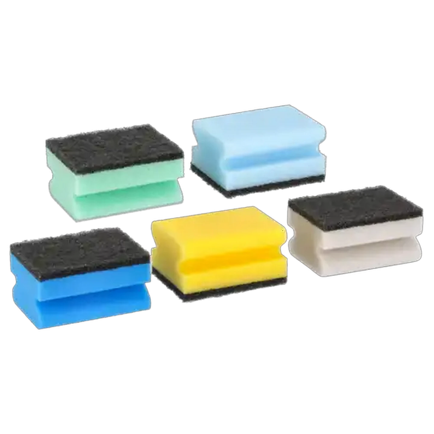Image of Super Brite Hyper Value Easy Grip Scourer Sponge Set 90 x 70 x 46mm 10-Pack