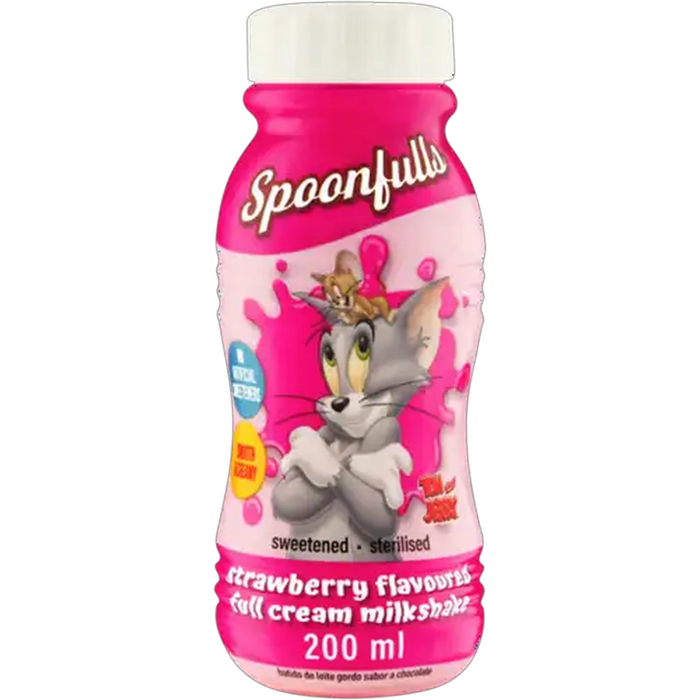 Image of Spoonfulls Strawberry Flavoured Full Cream Milkshake 200ml