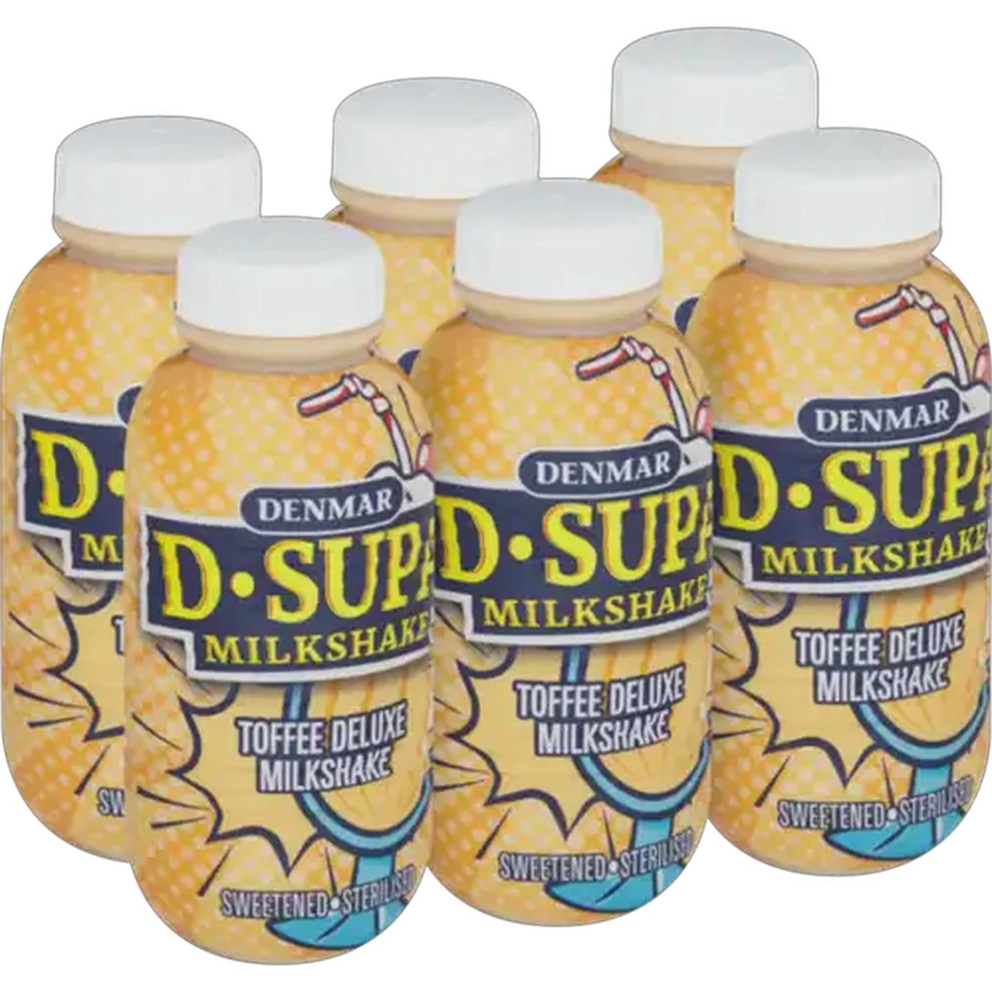 Image of Denmar D-Supa Toffee Deluxe Double Thick Milkshake 6 x 350ml