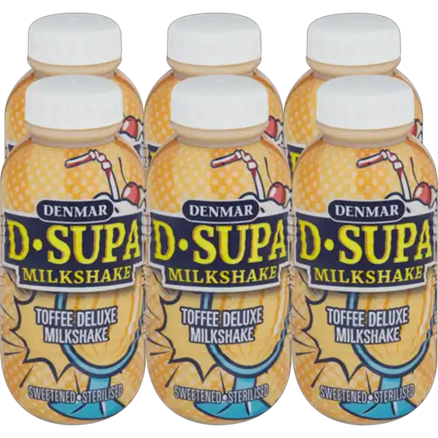 Image of Denmar D-Supa Toffee Deluxe Double Thick Milkshake 6 x 350ml