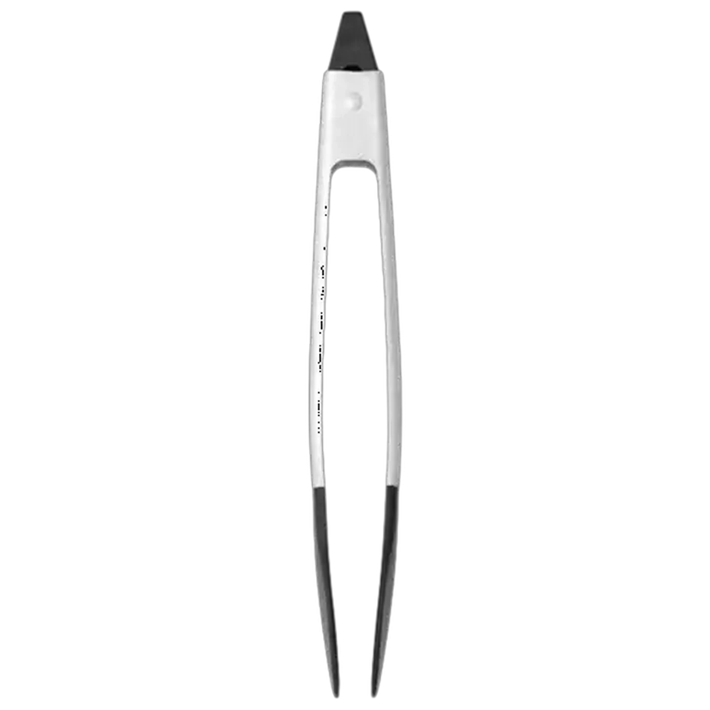 Image of Brabantia Matt Steel and Black Non-Stick Kitchen Tongs