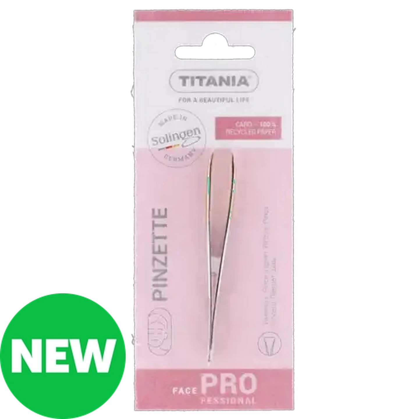 Image of TITANIA Flat Pro Tweezer 8cm