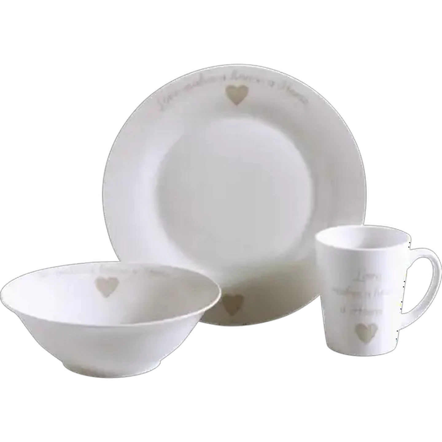 Image of Heart Dinner Set 12-Piece