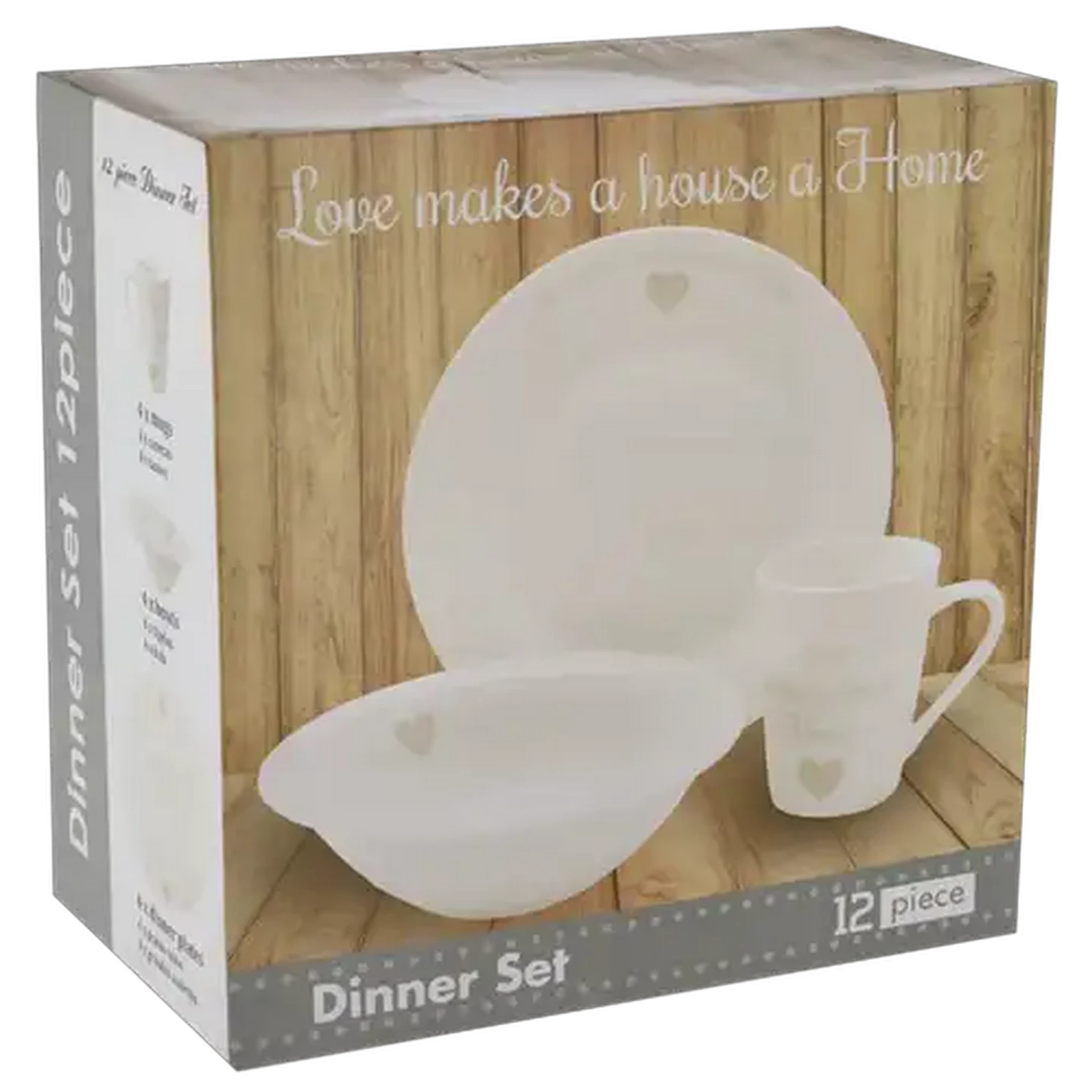 Image of Heart Dinner Set 12-Piece