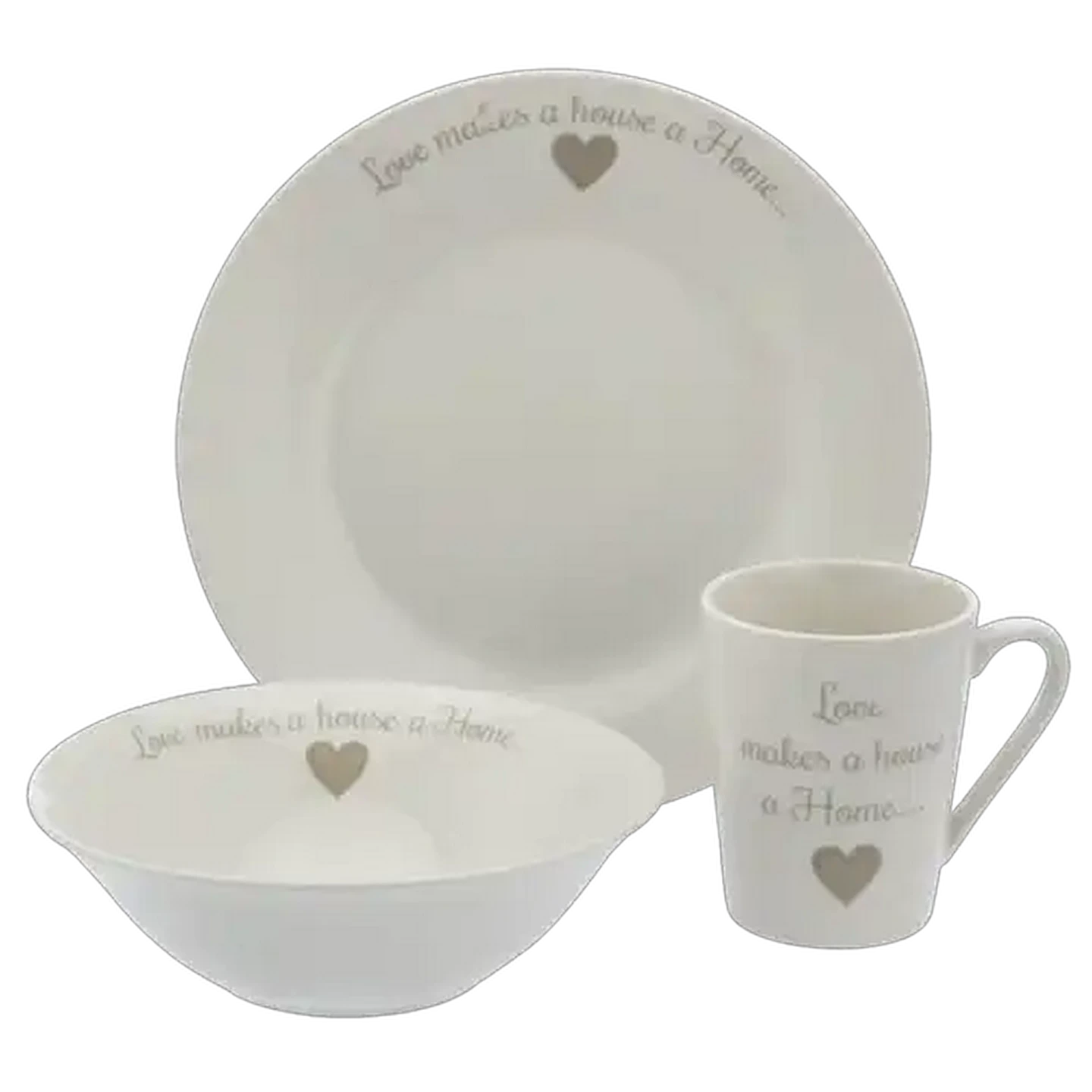 Image of Heart Dinner Set 12-Piece