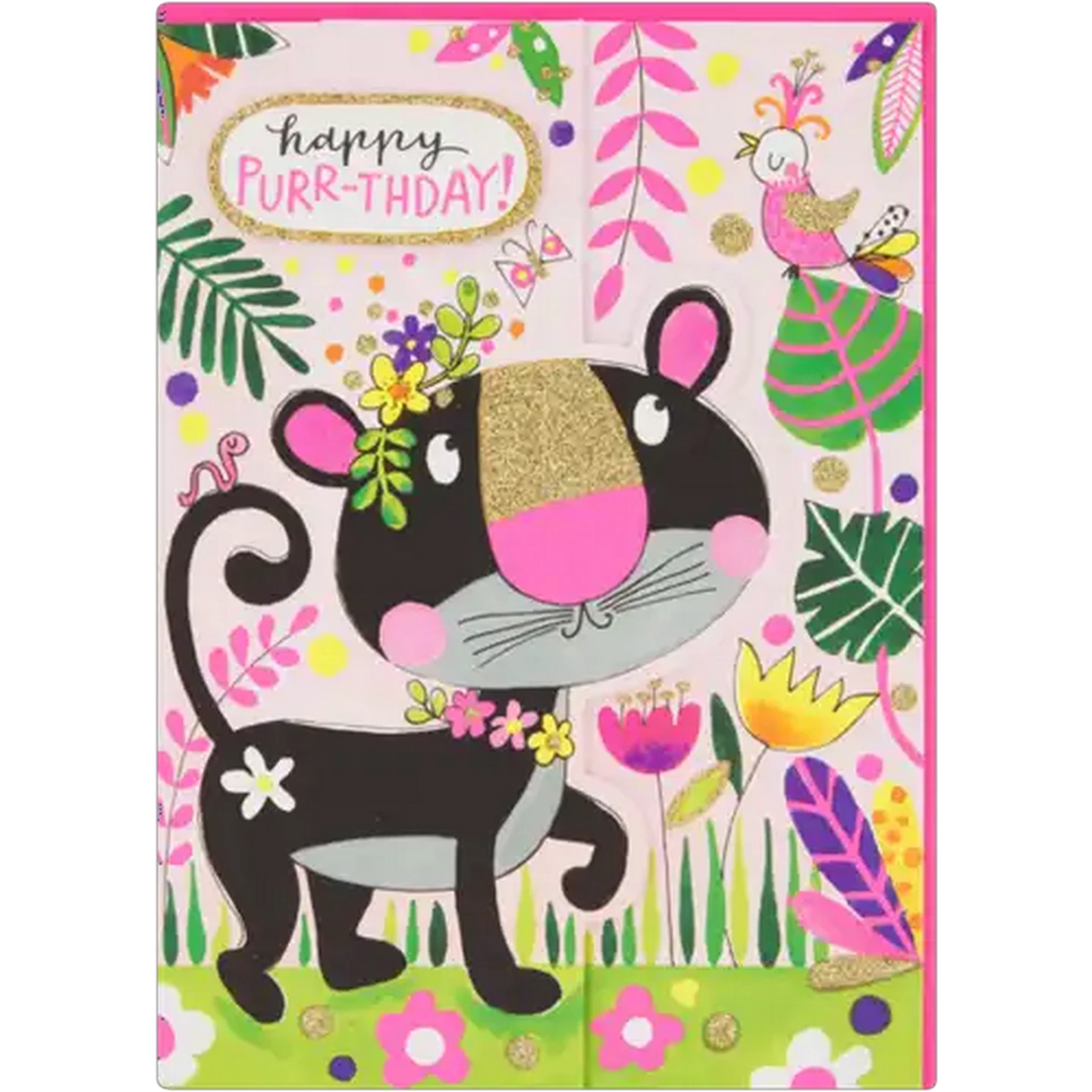 Image of Rachel Ellen Happy Purr-Thday! Birthday Card
