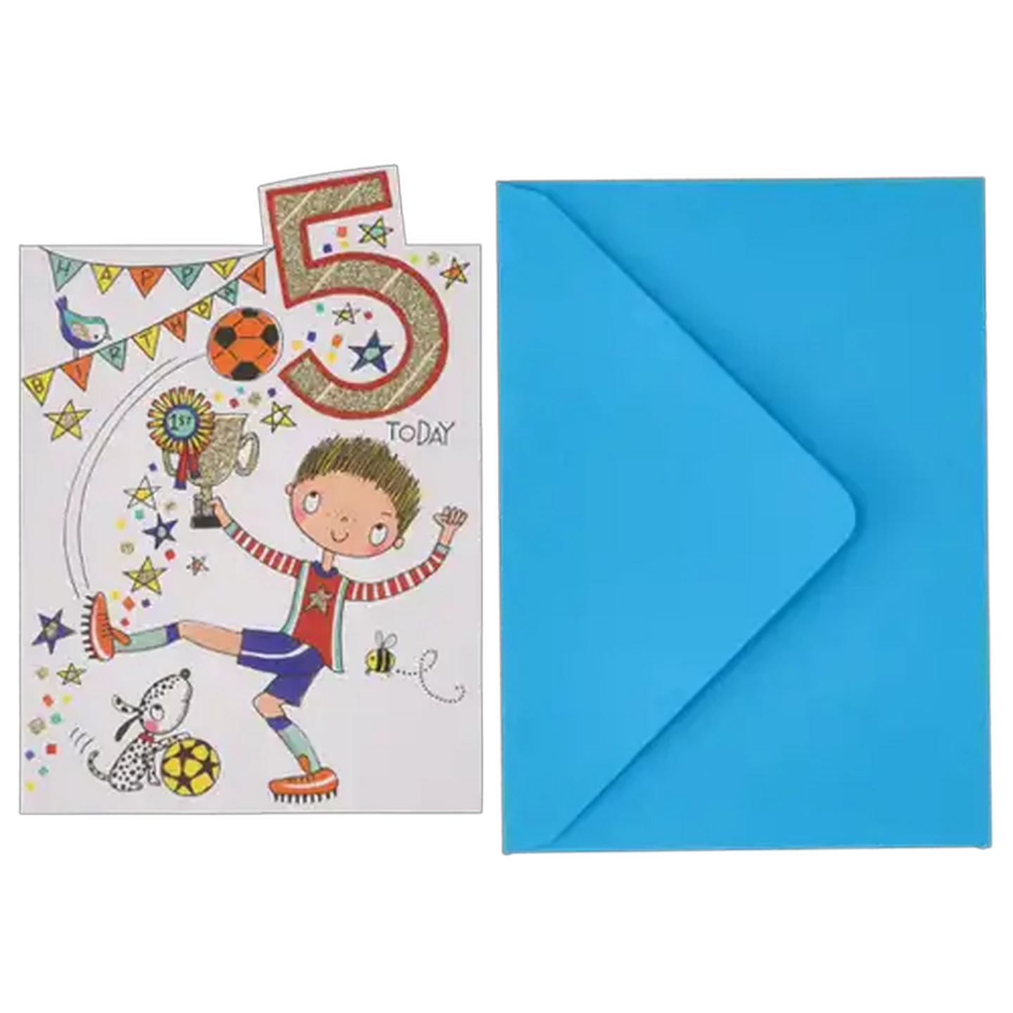 Image of Rachel Ellen Soccer 5th Birthday Everyday Card