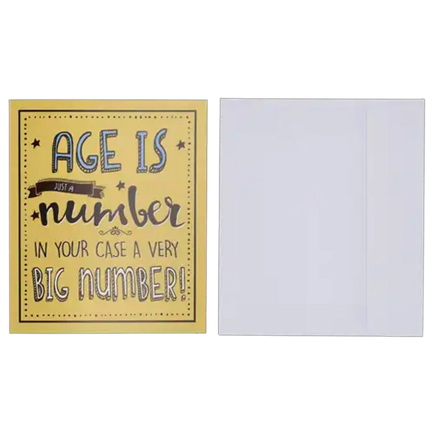 Image of Jam & Toast Age Is Just A Number Birthday Everyday Card