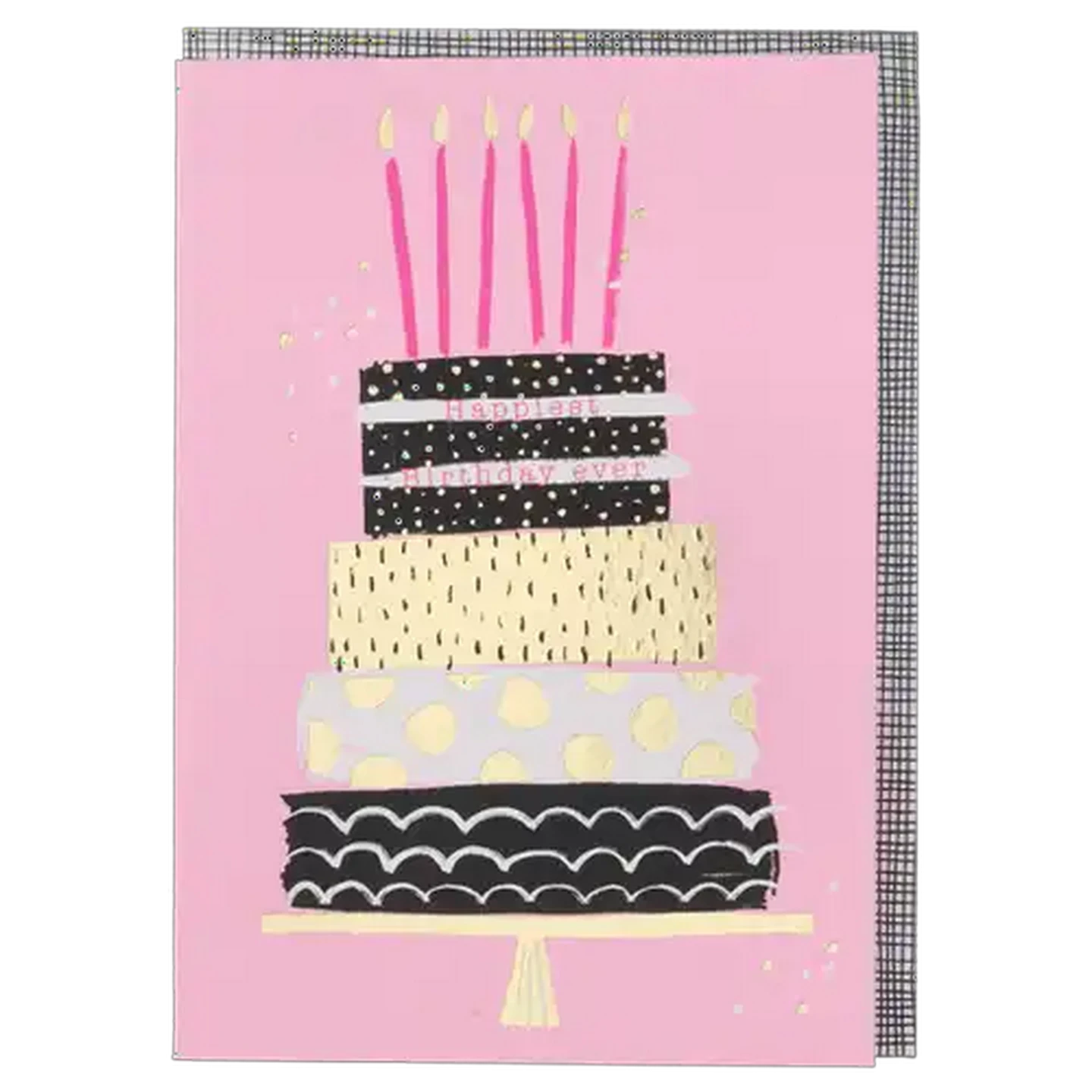 Image of Flamingo Cake Everyday Card