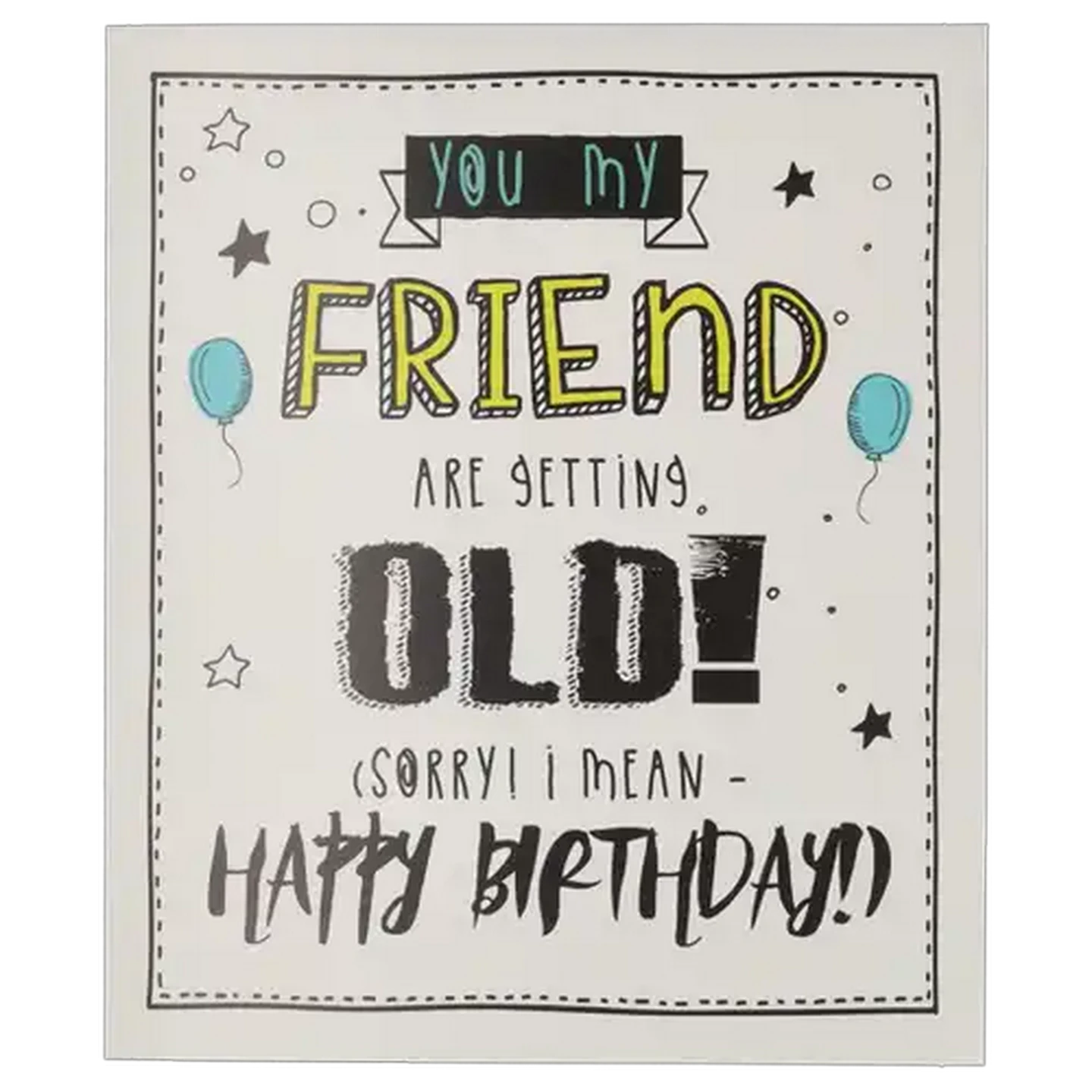 Image of Jam & Toast Old Friend Birthday Everyday Card