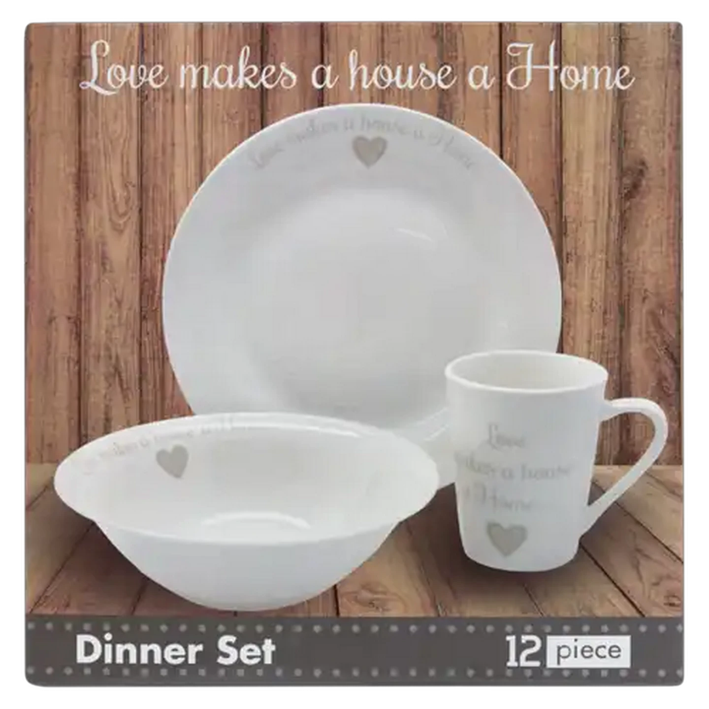 Image of Home Heart Dinner Set 12-Piece