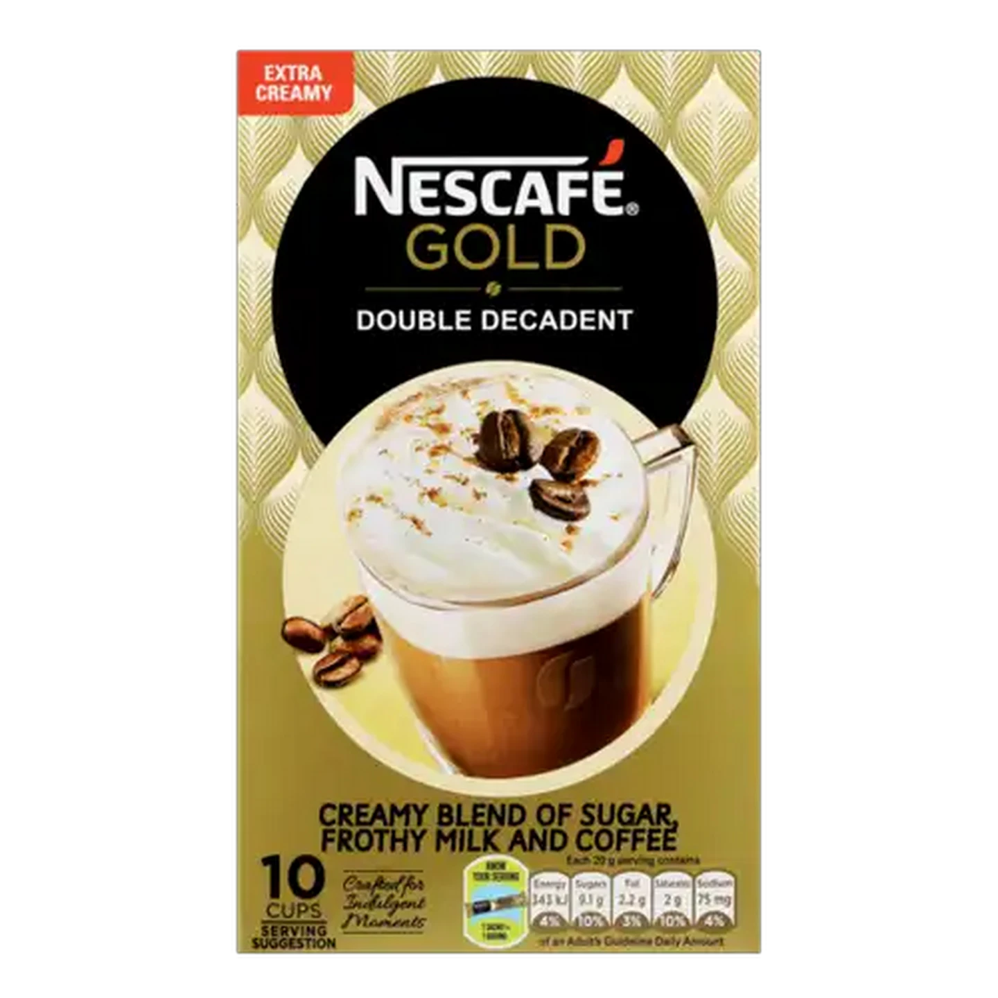 Image of NESCAFÉ Gold Double Decadent Cappuccino Sticks 10-Pack
