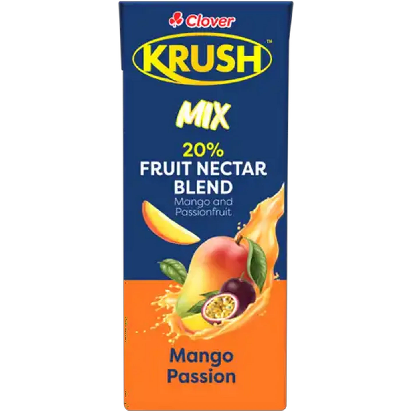 Image of Krush Mango Passion Mix 20% Fruit Nectar Blend 200ml