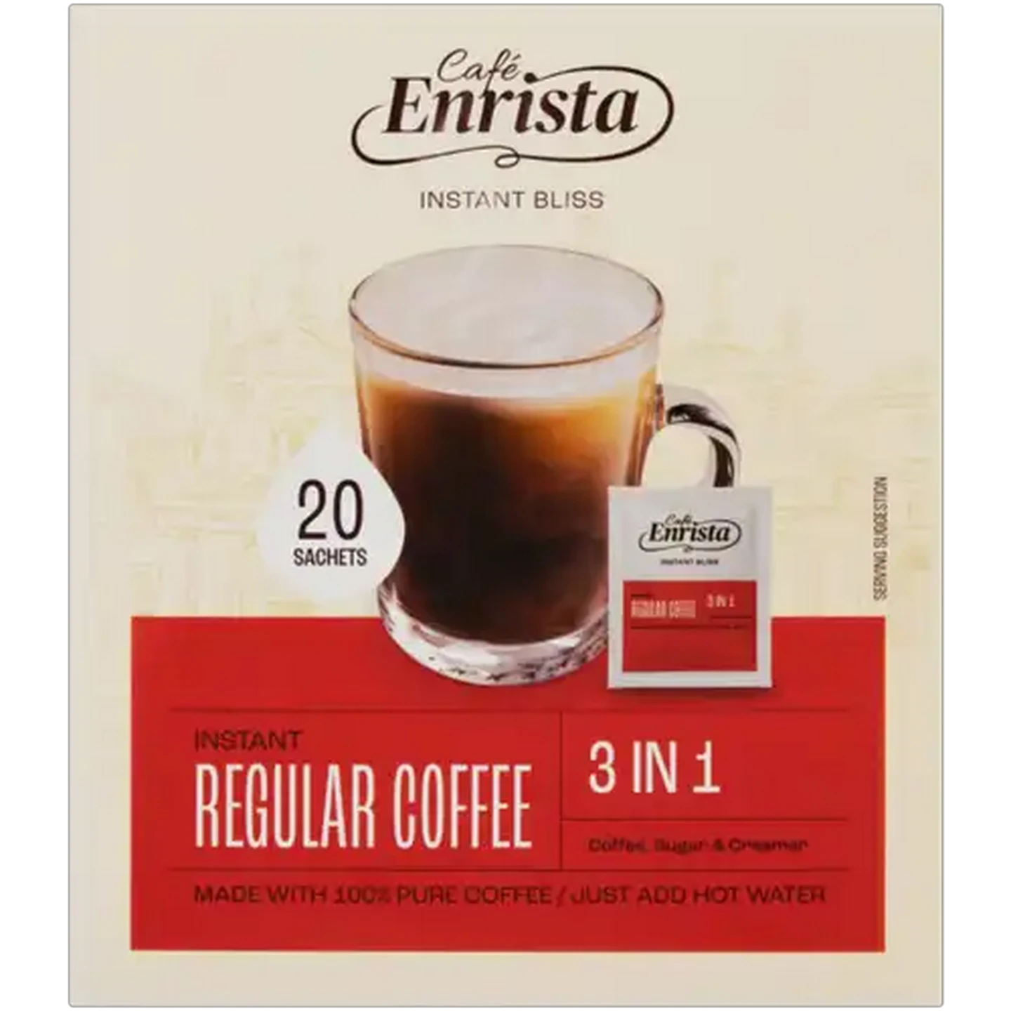 Image of Café Enrista 3-in-1 Instant Regular Coffee 20 x 25g