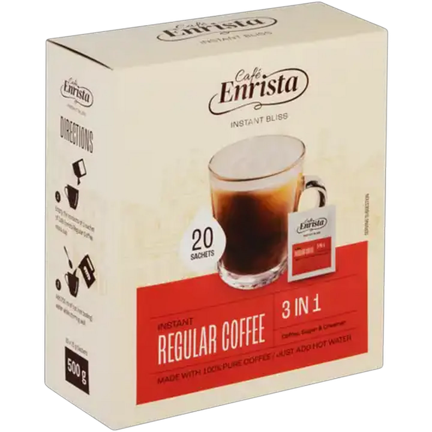 Image of Café Enrista 3-in-1 Instant Regular Coffee 20 x 25g