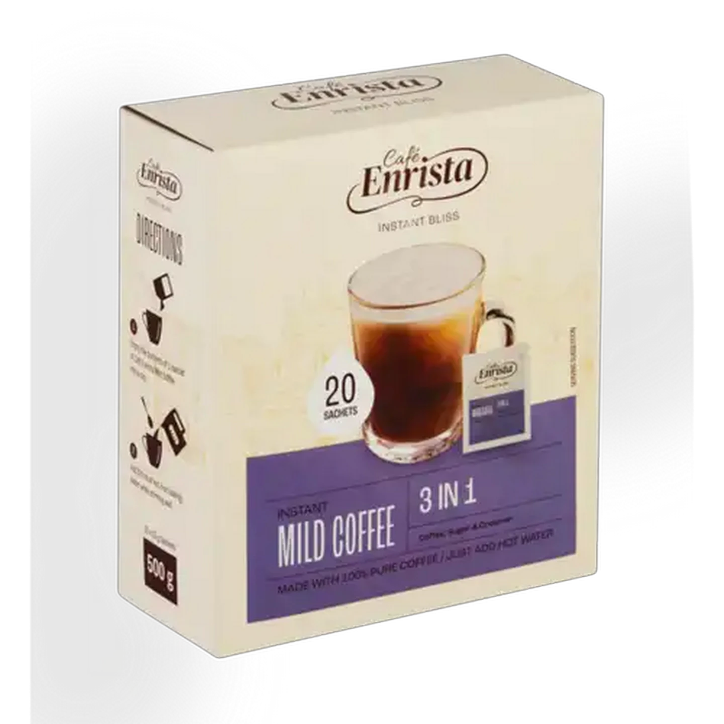 Image of Café Enrista 3-in-1 Instant Mild Coffee 20 x 25g