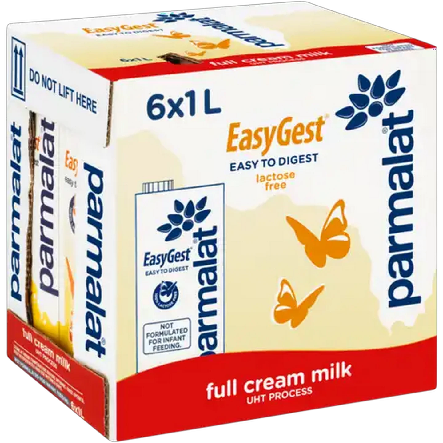 Image of Parmalat EasyGest UHT Lactose Free Full Cream Milk Cartons 6 x 1L