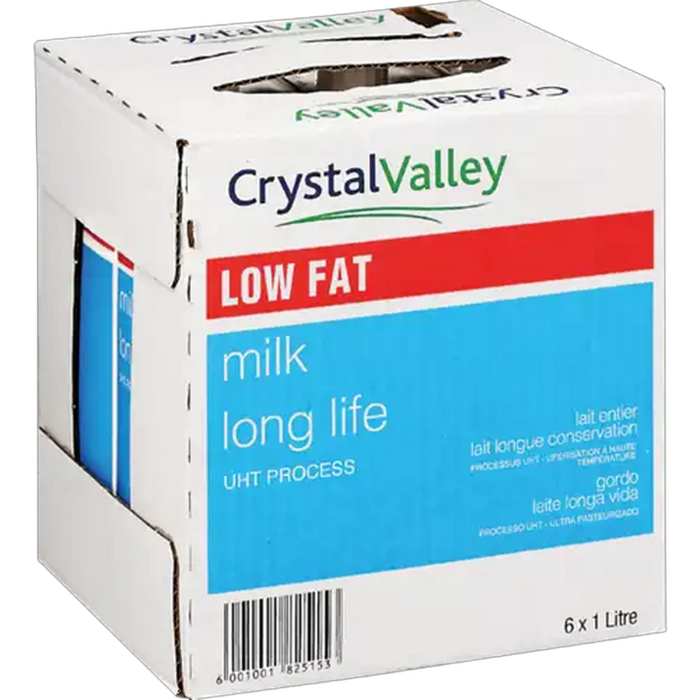 Image of Crystal Valley UHT Low Fat Milk 6 x 1L