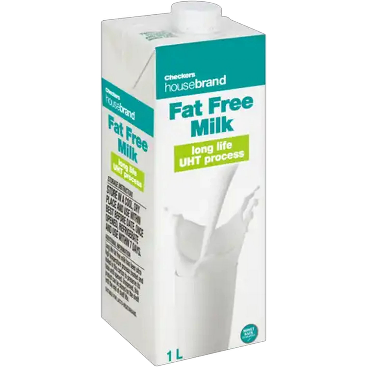 Image of Checkers Housebrand Long Life Fat Free Milk 1L