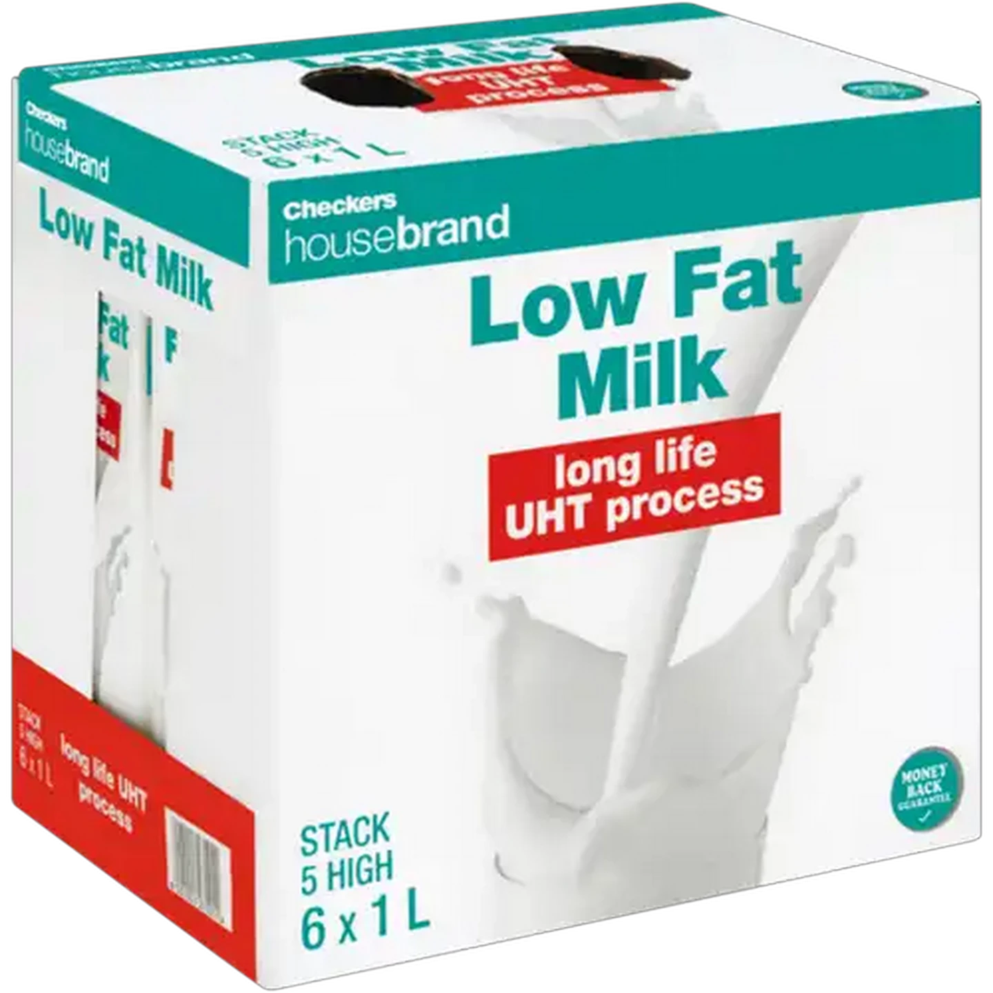 Image of Checkers Housebrand Long Life Low Fat Milk 6 x 1L