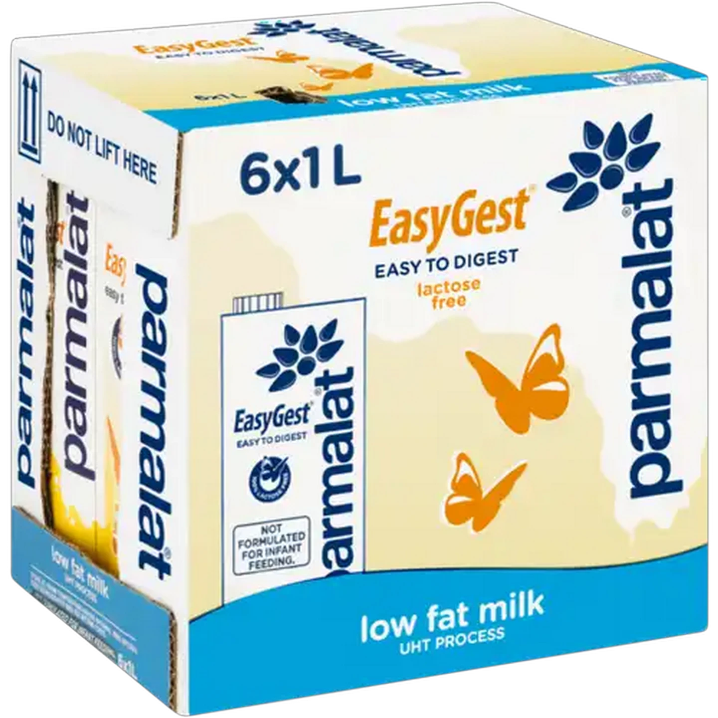 Image of Parmalat EasyGest Lactose Free Low Fat Milk 6 x 1L