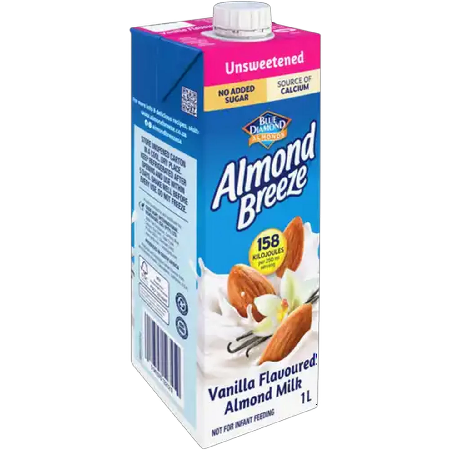 Image of Almond Breeze Vanilla Flavoured Unsweetened Almond Milk 1L