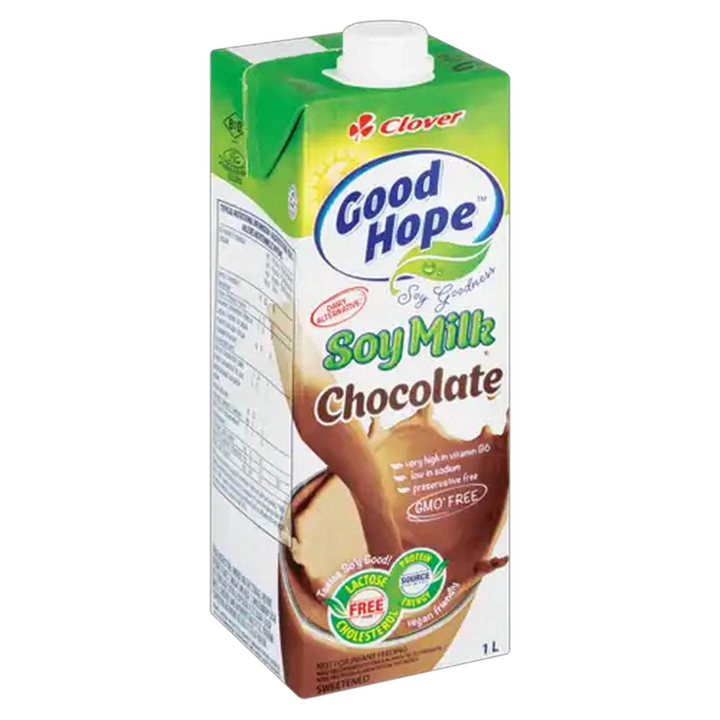 Image of Clover Good Hope Chocolate Flavoured Soy Milk Carton 1L