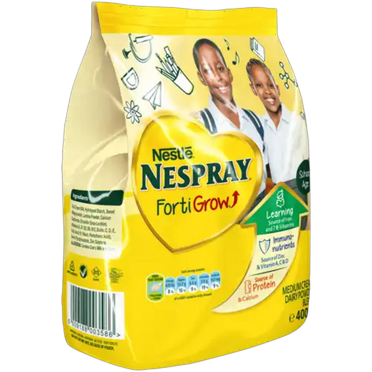 Image of Nestlé NESPRAY FortiGrow Medium Cream Dairy Powder Blend 400g
