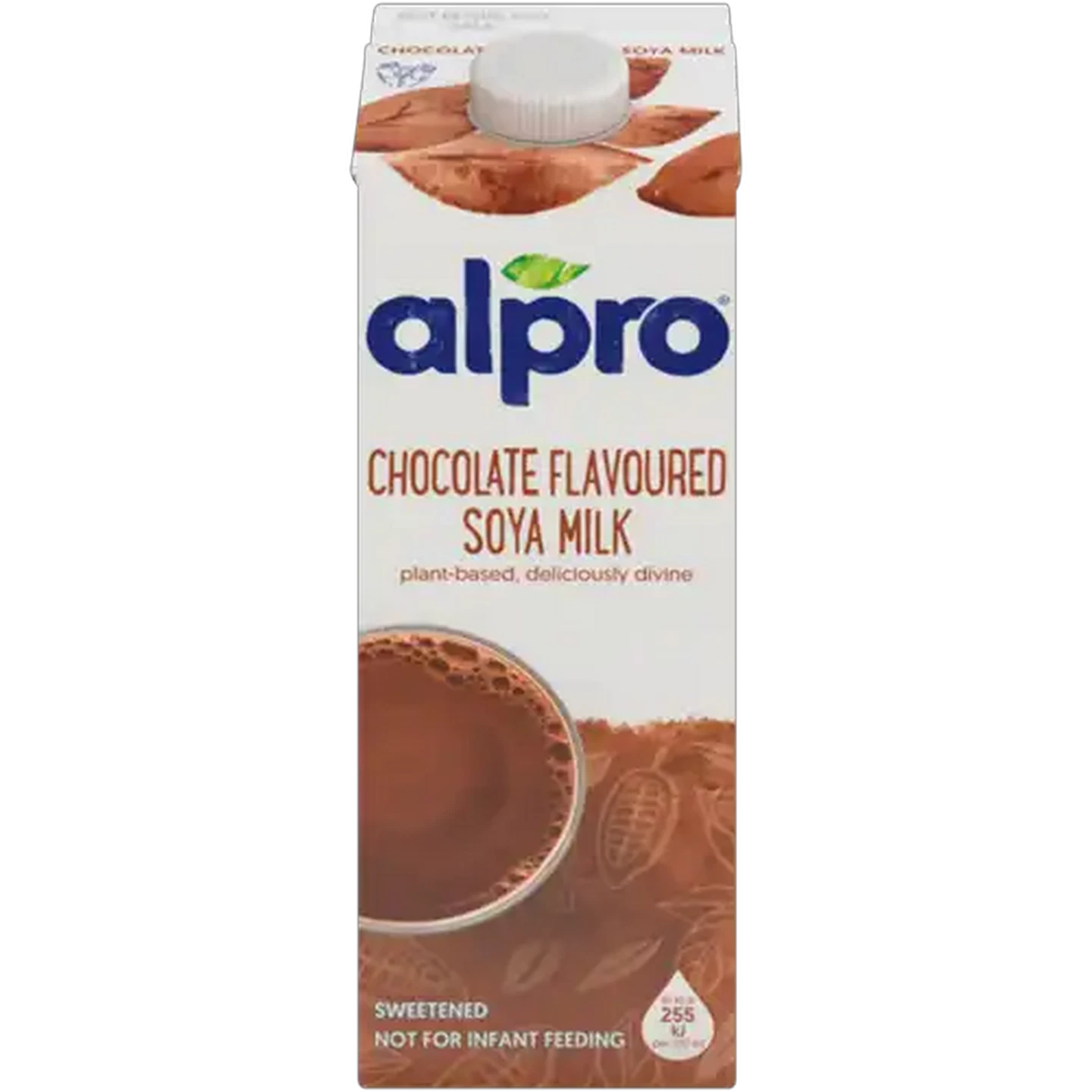 Image of Alpro Chocolate Flavoured Sweetened Soya Milk Drink 1L