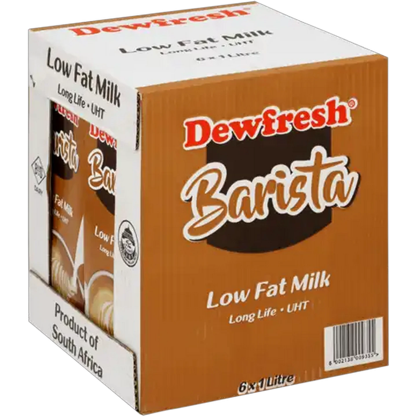 Image of Dewfresh Barista Low Fat Milk Long Life UHT 6 x 1L