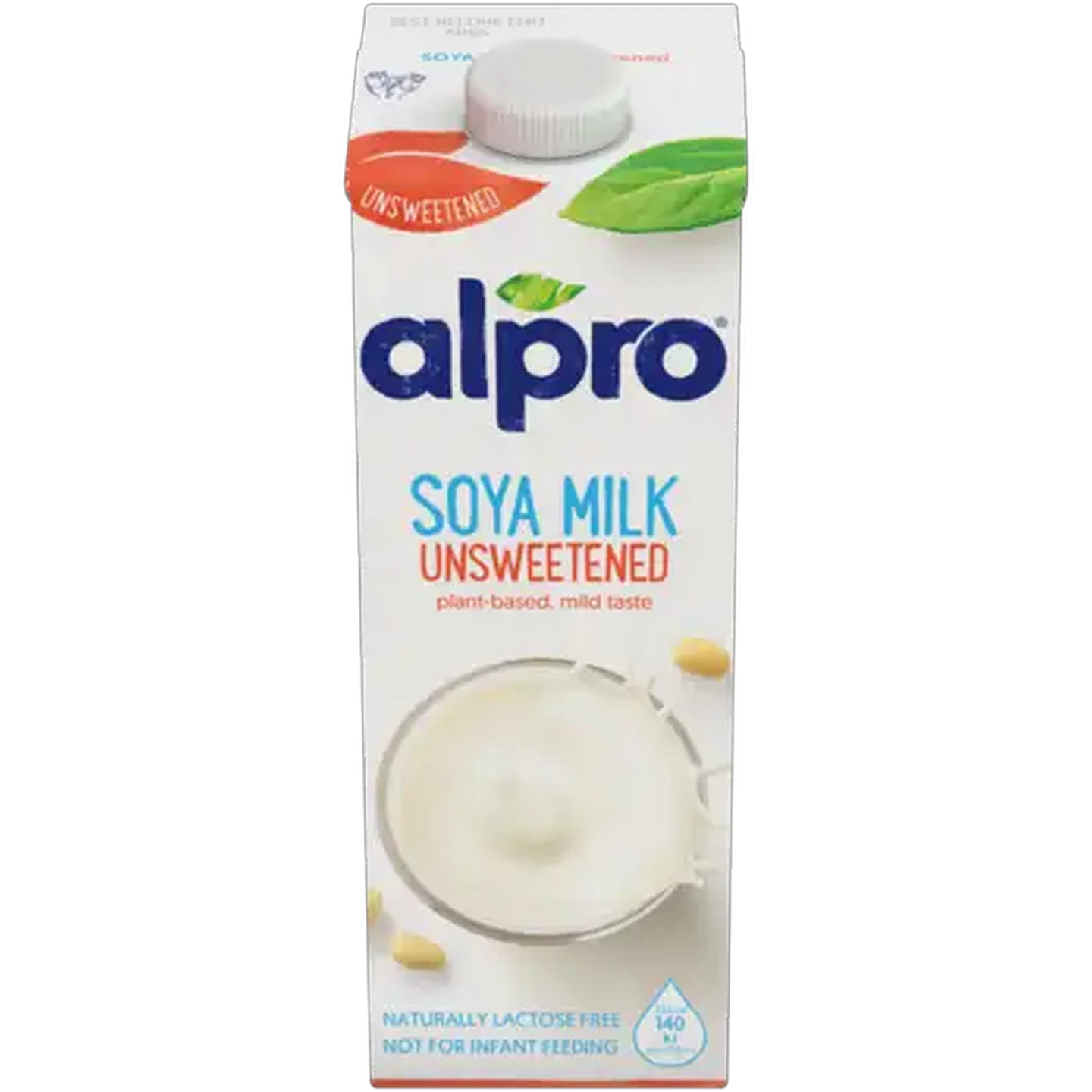 Image of Alpro Unsweetened Soya Milk Drink 1L