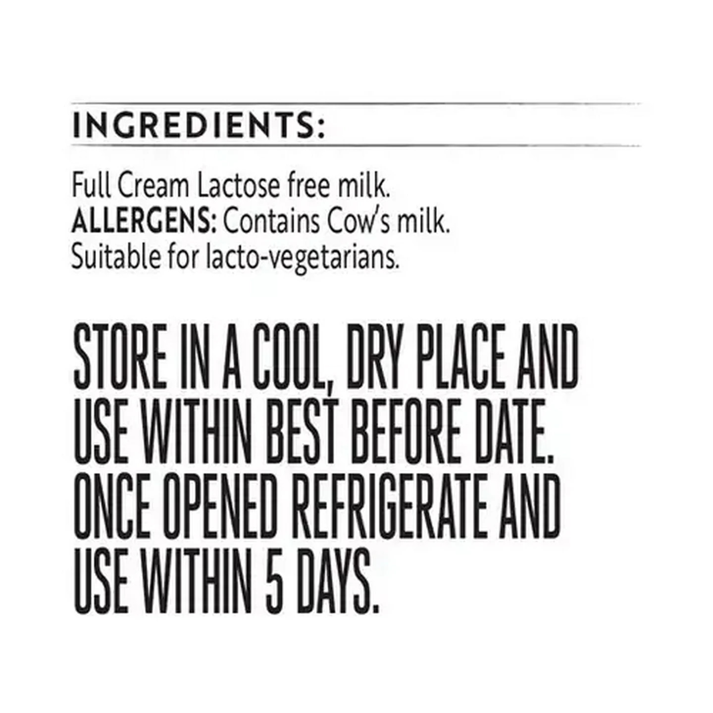 Image of Simple Truth Lactose Free Full Cream Milk 6 x 1L