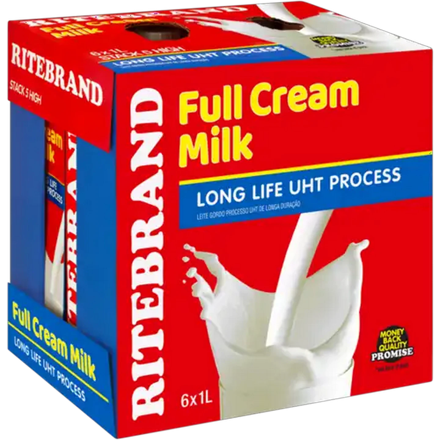 Image of Ritebrand Long Life Full Cream Milk 6 x 1L