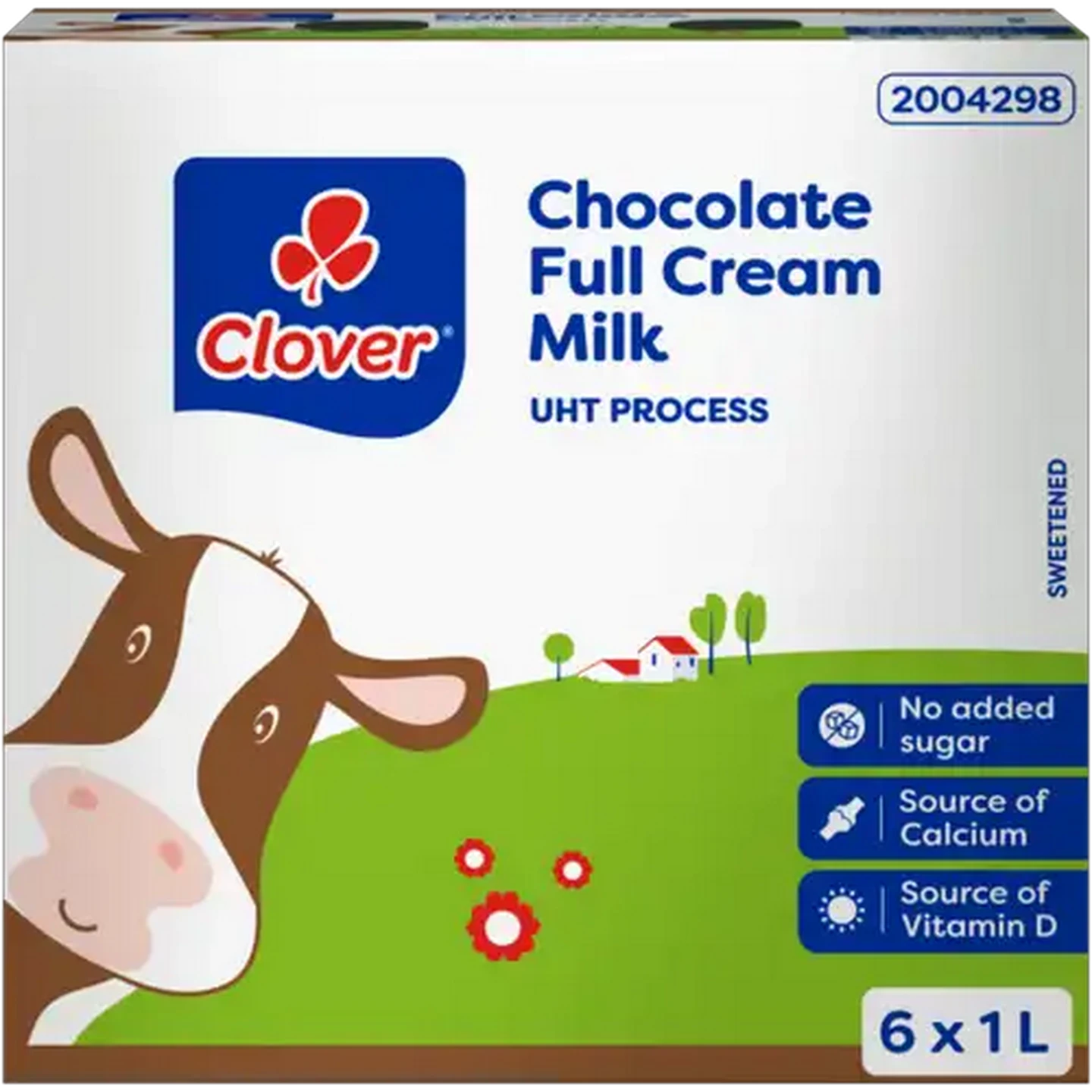Image of Clover Chocolate Full Cream Milk 6 x 1L
