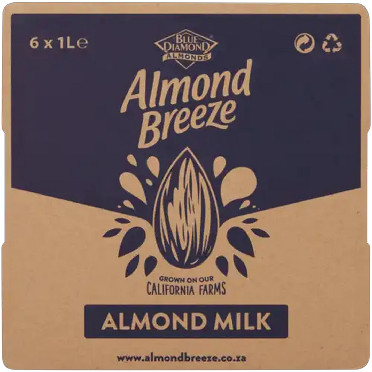 Image of Almond Breeze Sweetened Original Almond Milk 6 x 1L