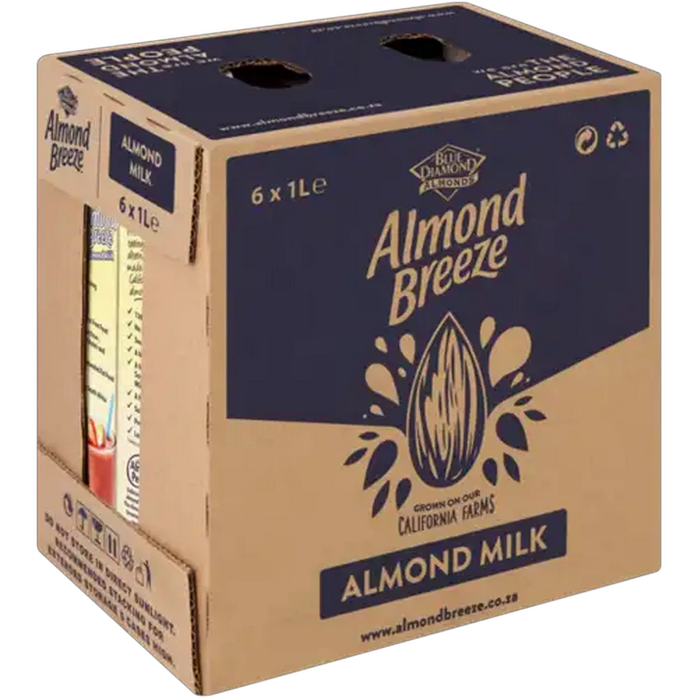 Image of Almond Breeze Unsweetened Vanilla Flavoured Almond Milk 6 x 1L