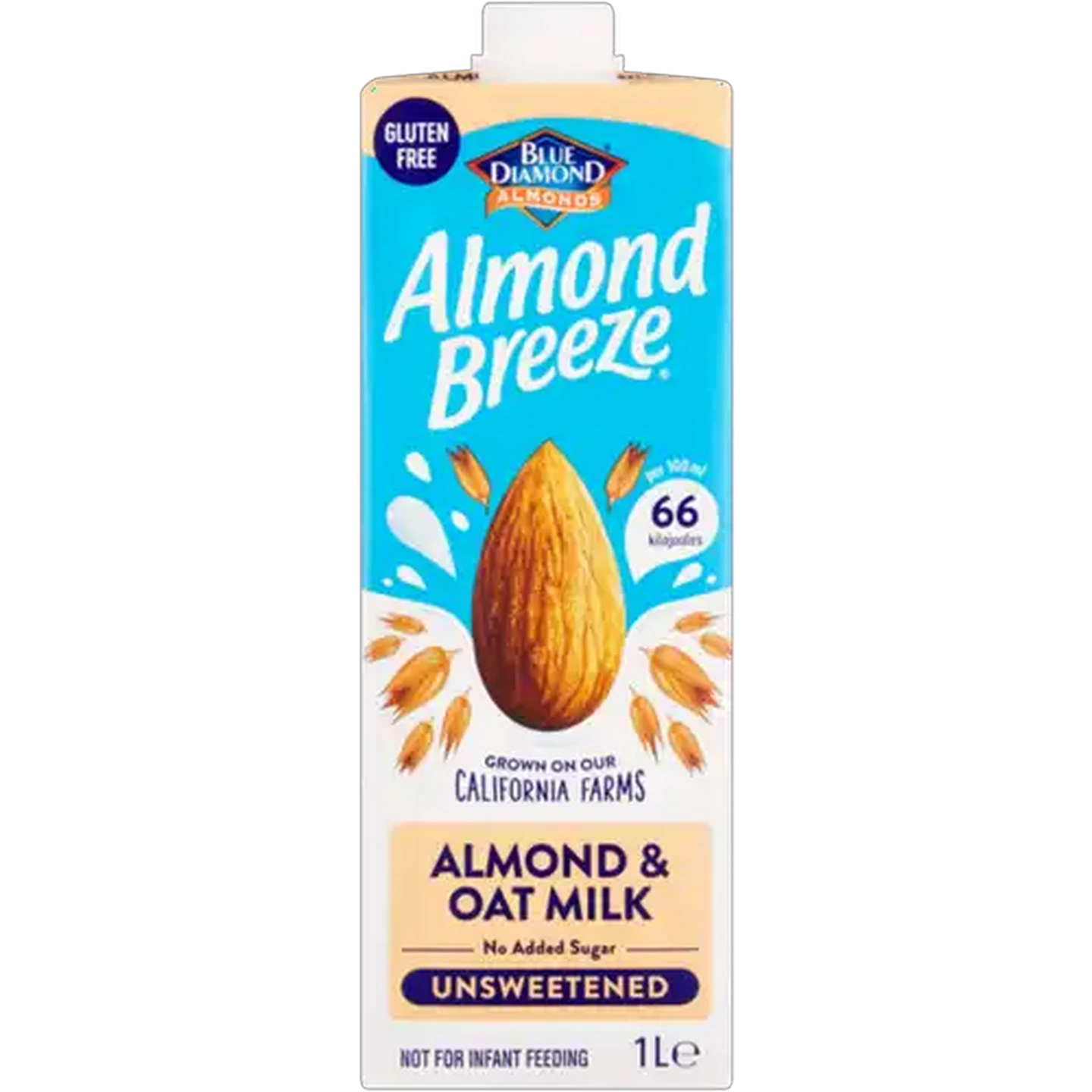 Image of Almond Breeze Unsweetened Almond & Oat Milk 6 x 1L